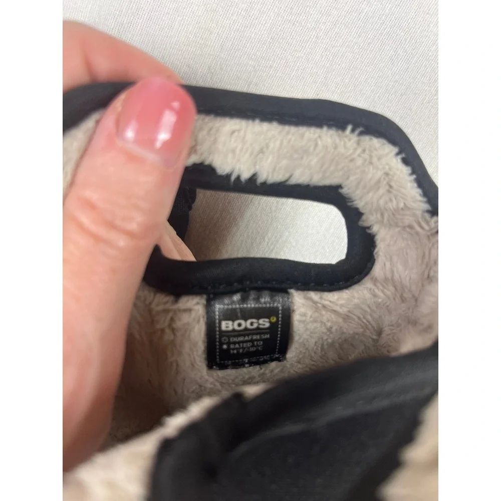 Bogs Baby Bogs Solid Black Waterproof Insulated Winter Boots Toddler Size 5